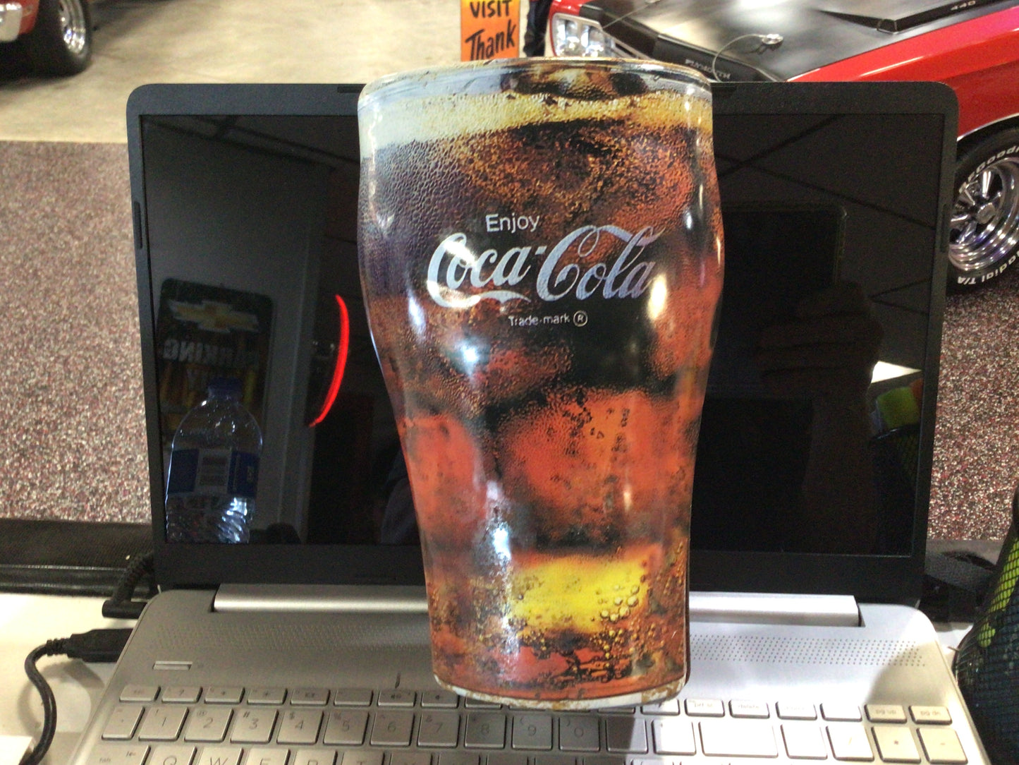 Coke Glass Tin