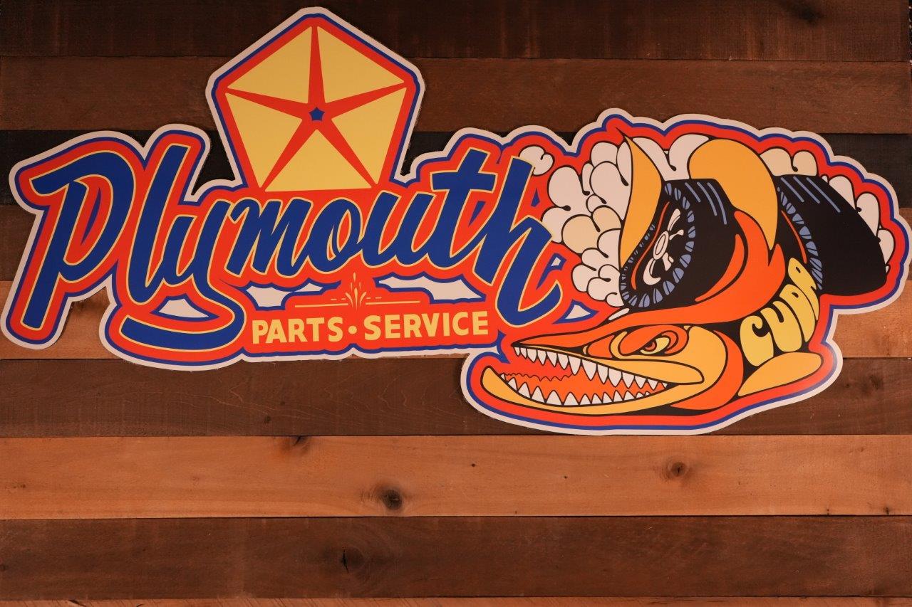 Plymouth Parts and Service Sign