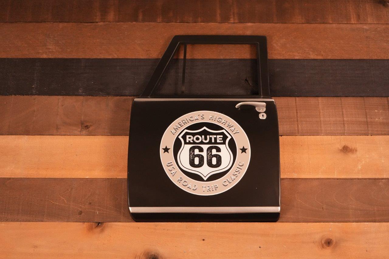 Route 66 Truck Door Metal Wall Decor