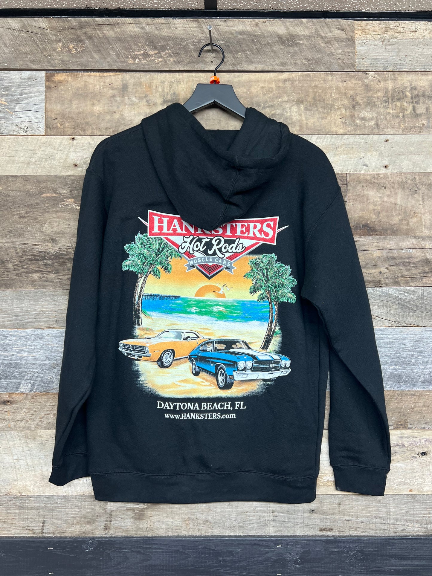 Hanksters Lat 2nd-Gen Beachy non zip Hoodie Black