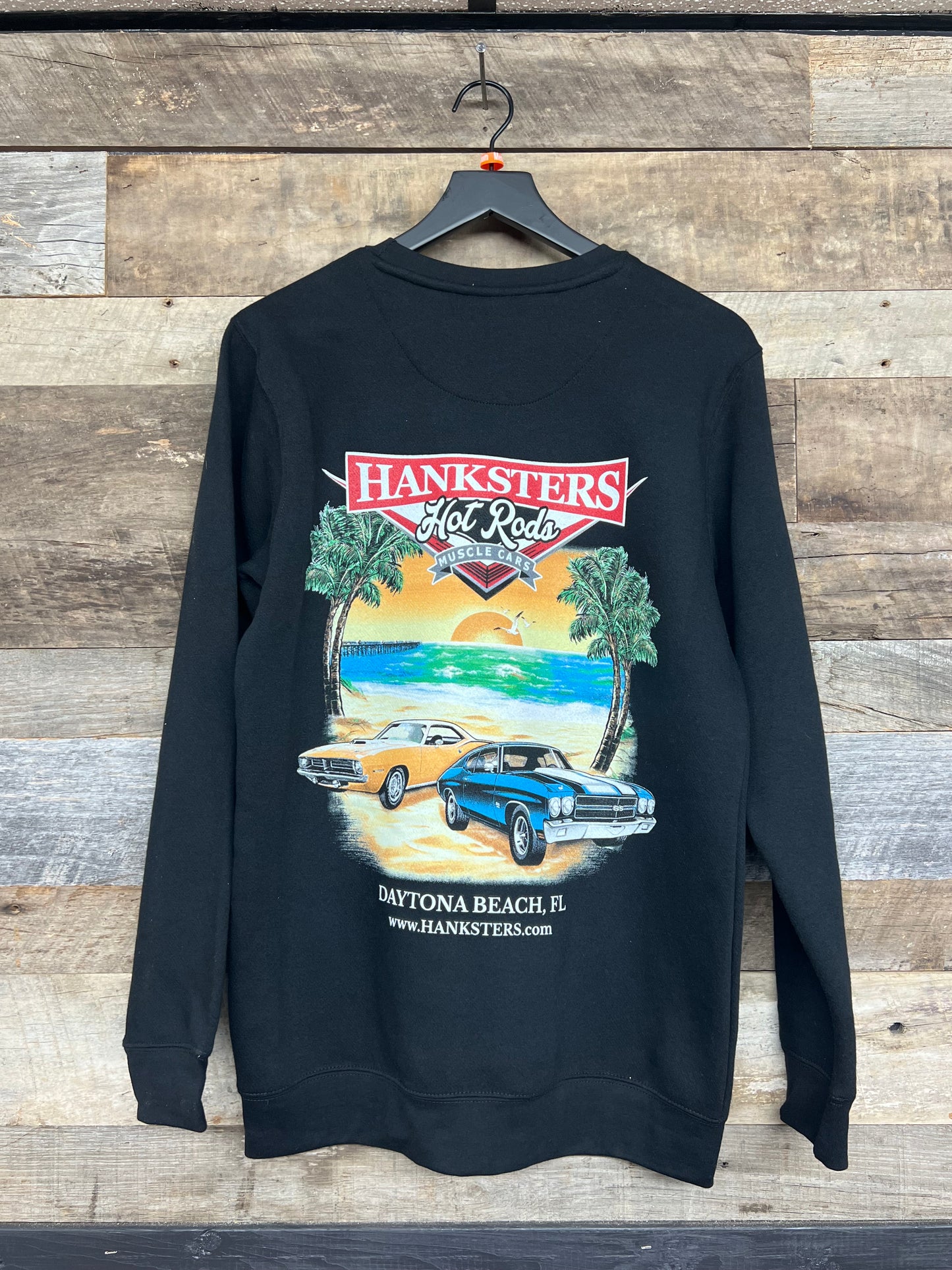 Hanksters Lat 2nd-Gen Crew Sweat Shirt Black