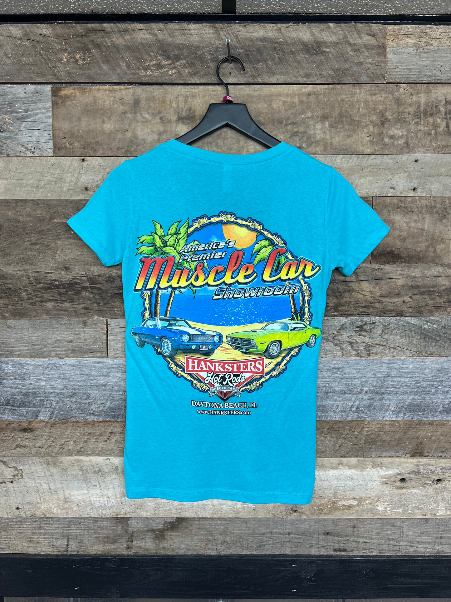 Hanksters Women's Blue T-Shirt Small