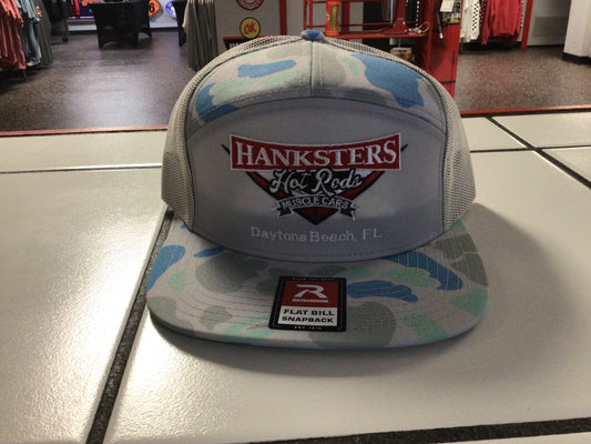 Blue camo hat
