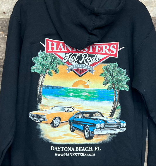 Hanksters Lat 2nd-Gen Beachy non zip Hoodie Black