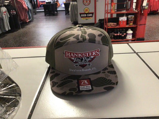 Green camo hat