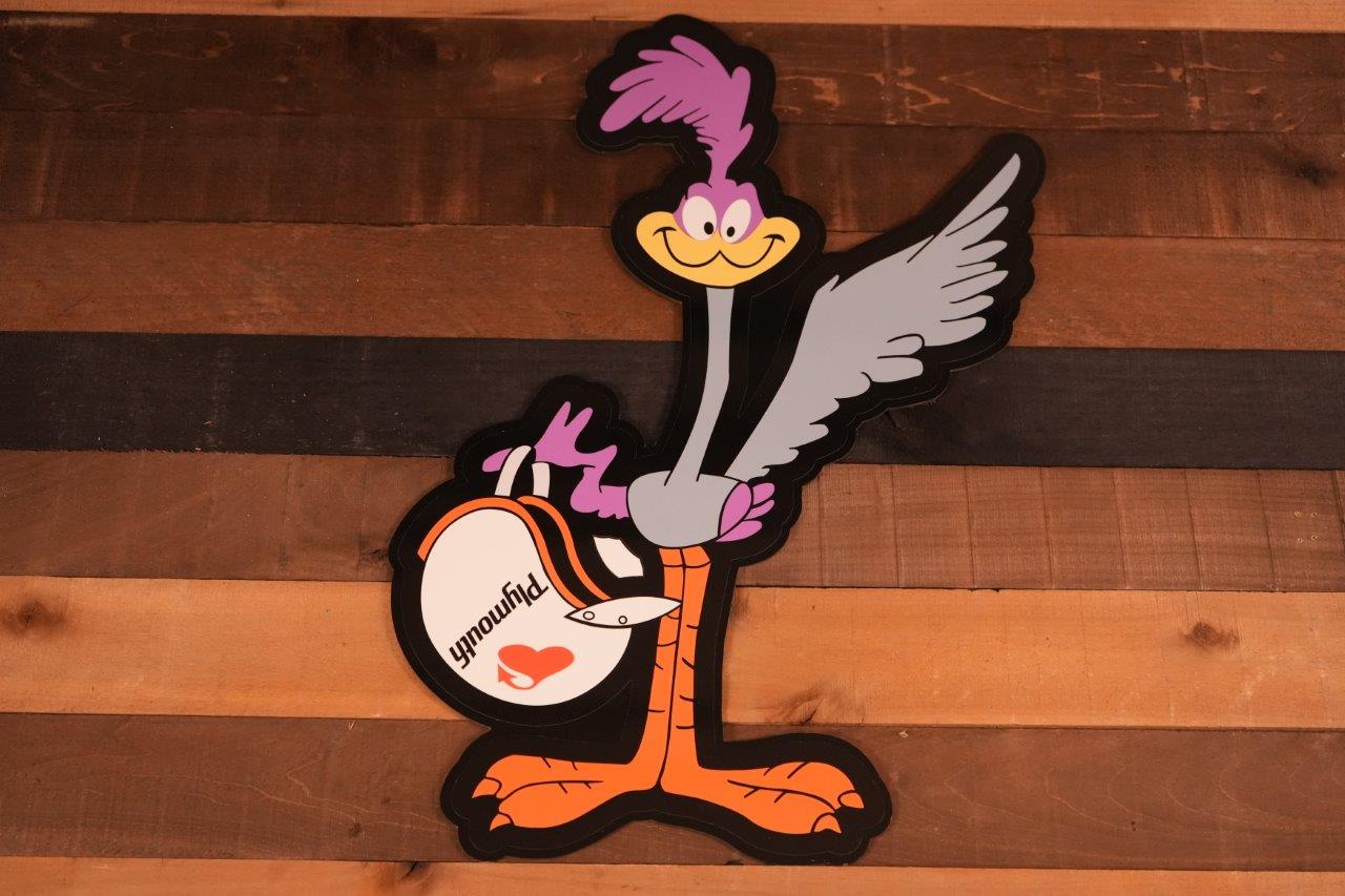 Small Cutout Roadrunner Sign