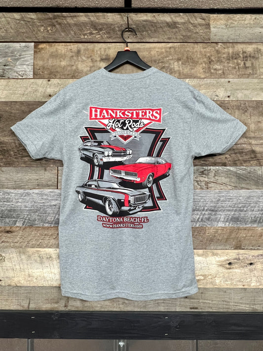 Hanksters Next Level T-shirts -Heather Gray